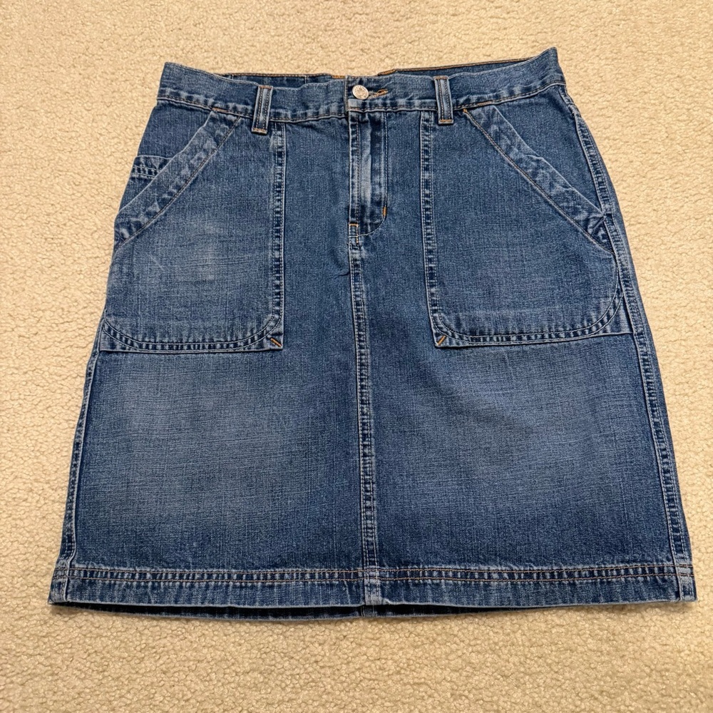 Lucky Brand Blue Denim Mini Skirt